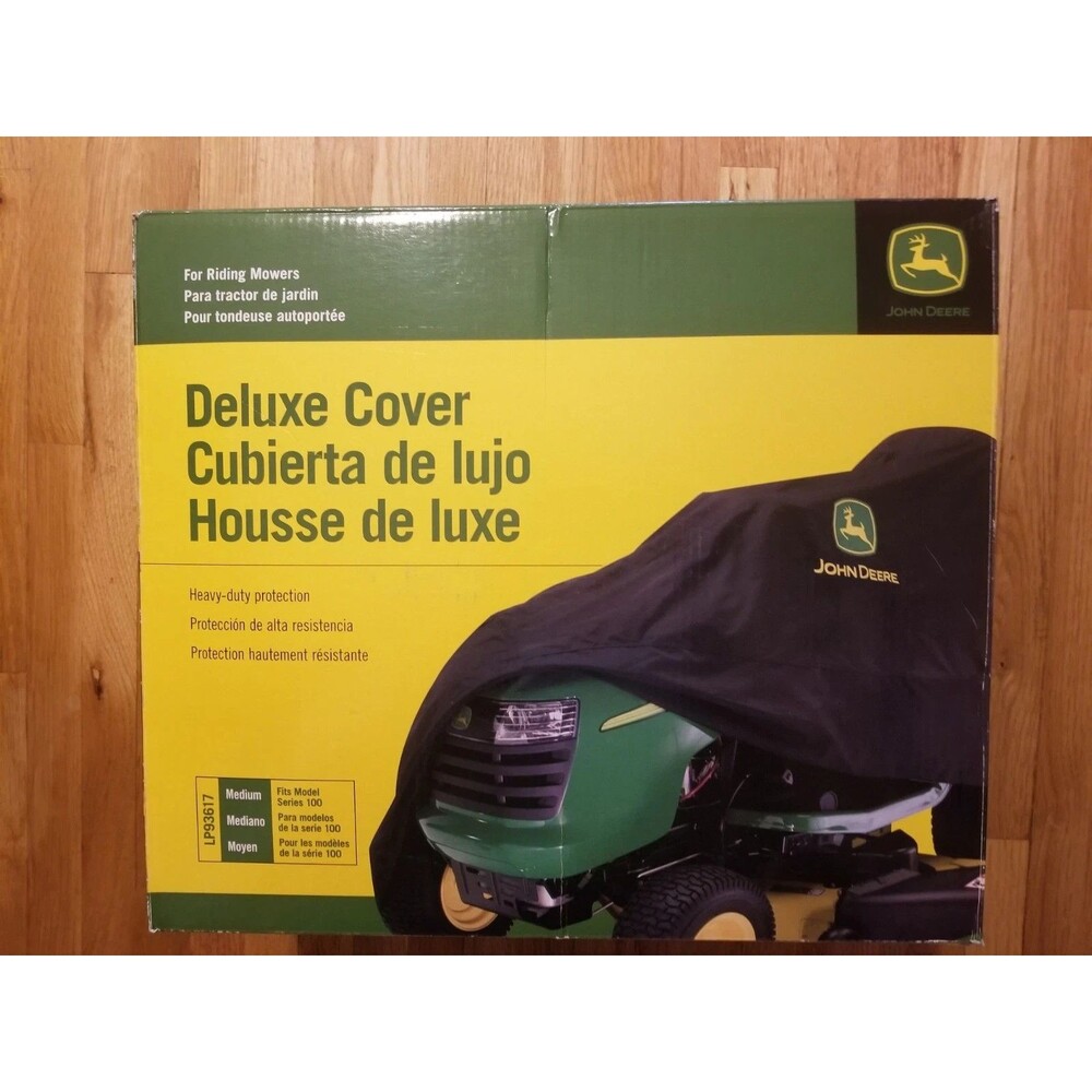 John Deere LP93617 Deluxe Original Standard Riding Mower Cover 100 Series Medium